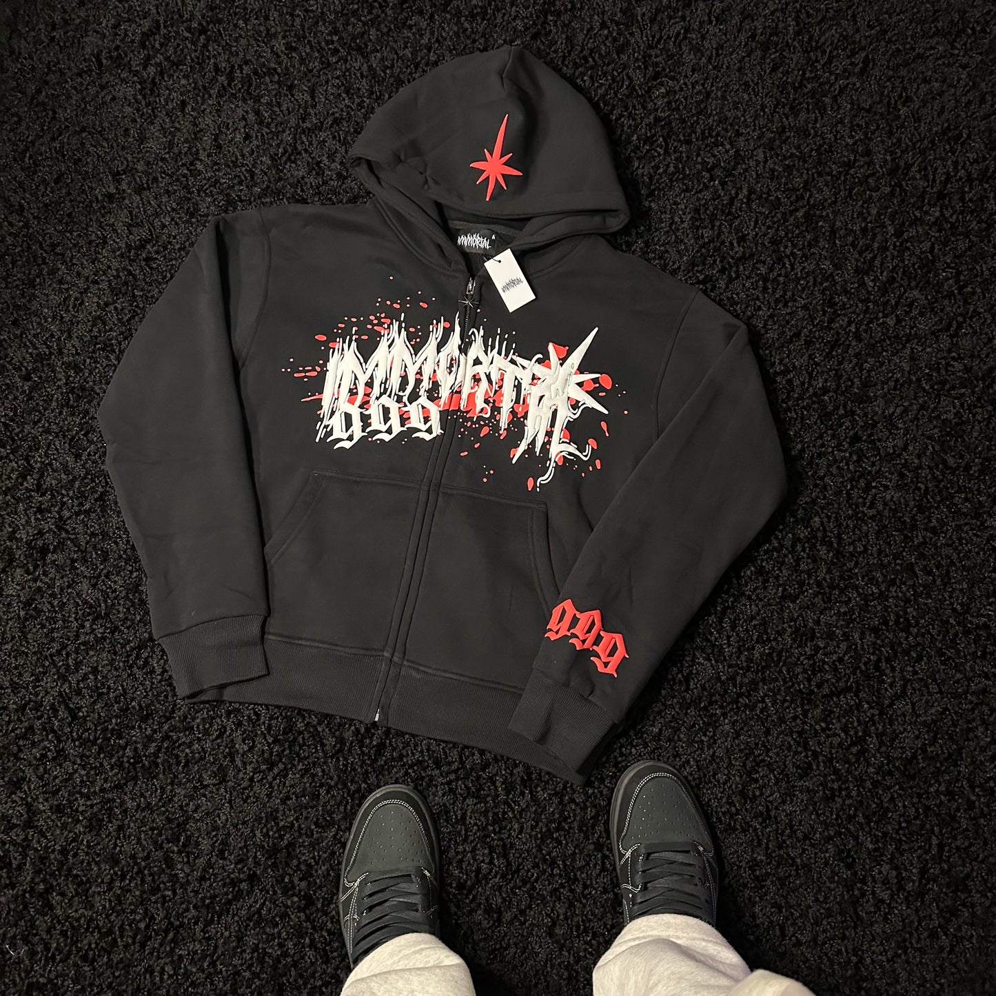 Immortal Zip Hoodie 'Phantom'