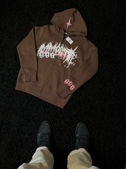 Immortal Zip Hoodie ‘Taupe’